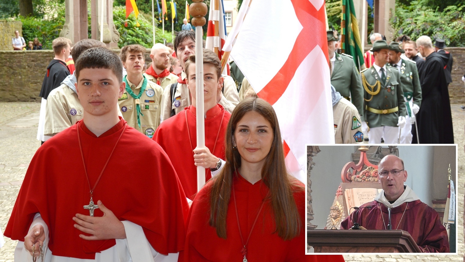 Tradition trifft Gegenwart: Vitusfest in Corvey mit Pontifikalamt und Pfarrfest gefeiert