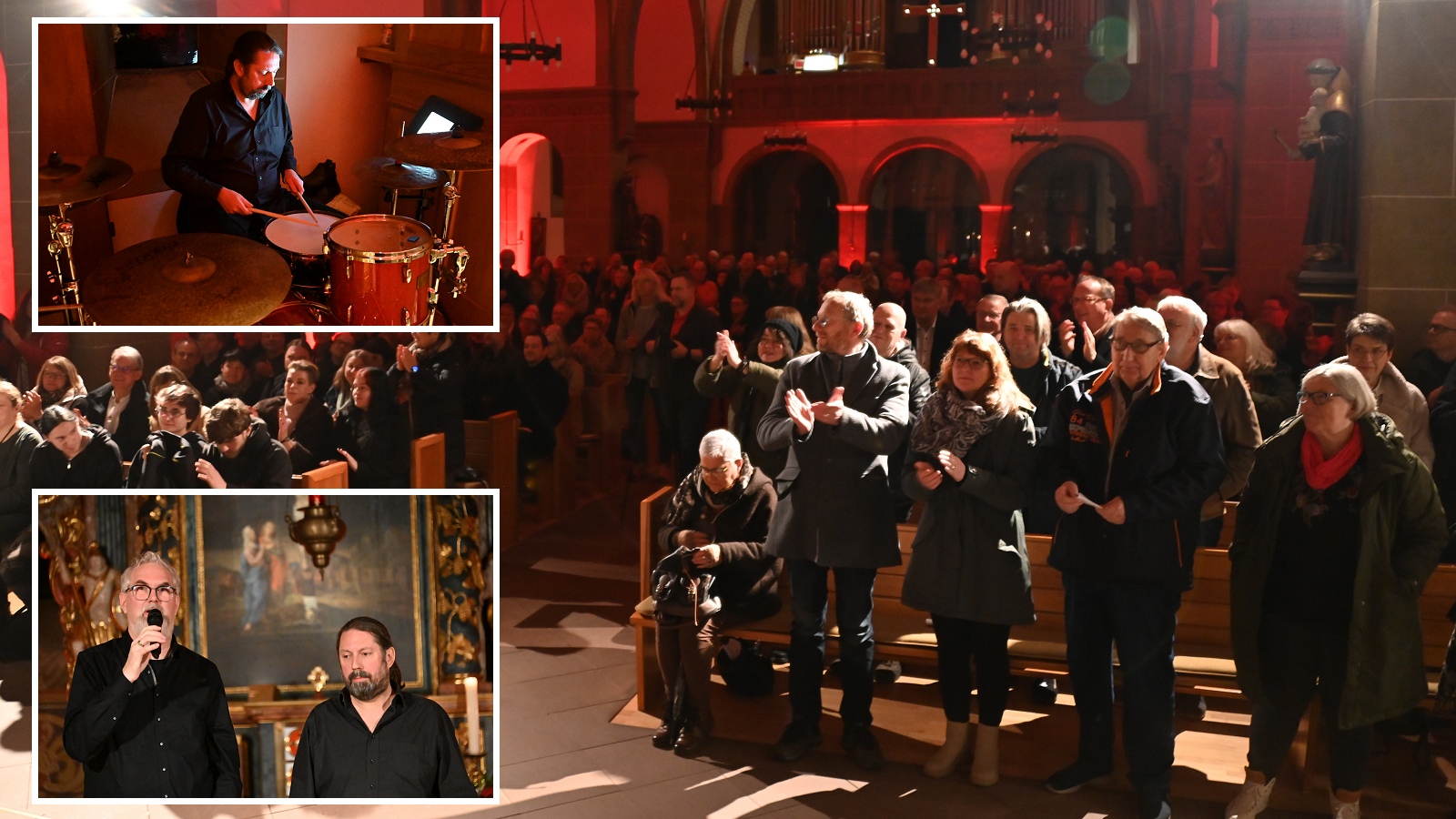 Rockmusik in der Kirche? „Symphonic Rock Duo“ begeistert über 220 Besucher in der Heilig-Kreuz-Kirche Ottbergen