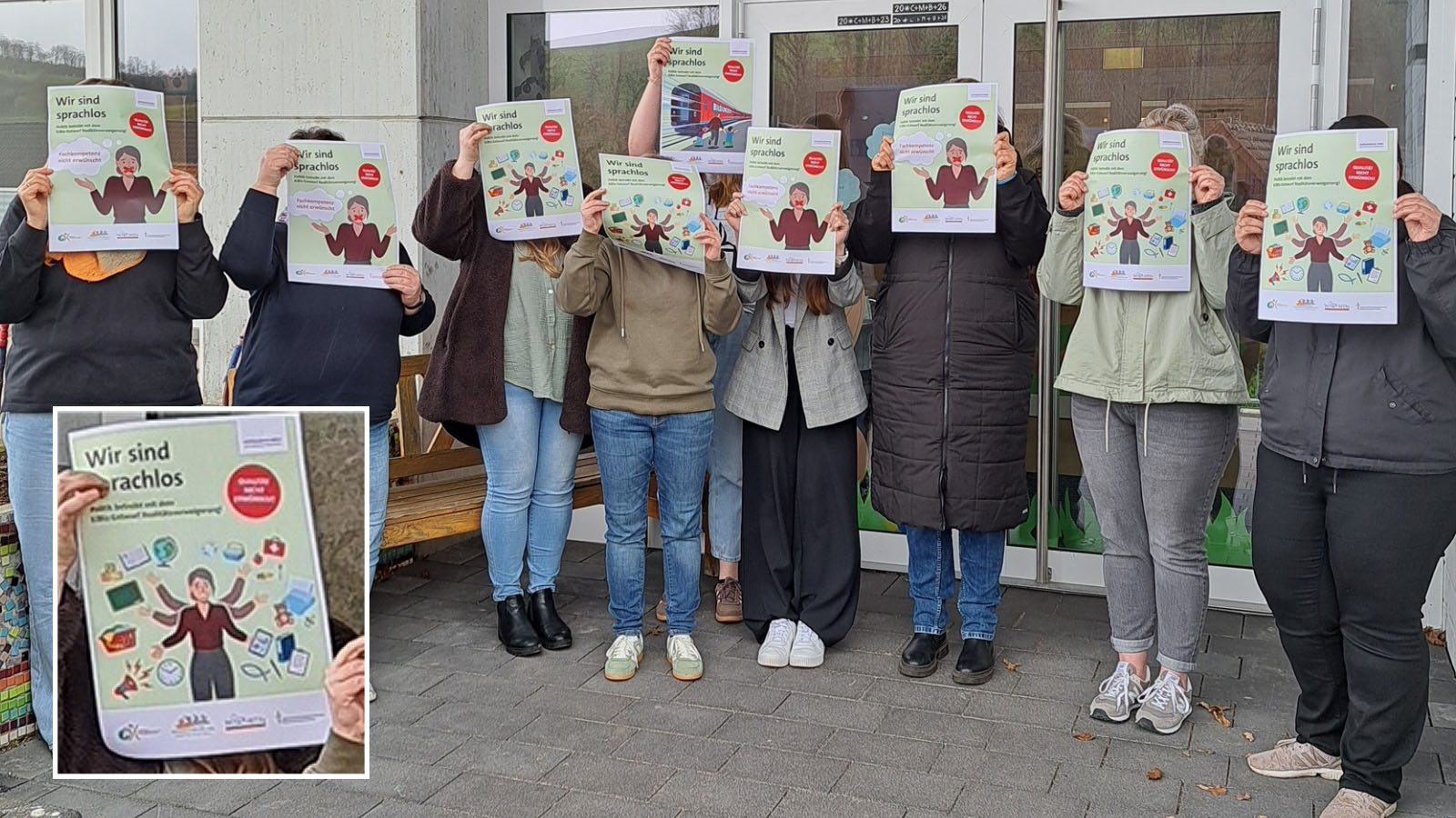Stille Protestaktion in Ovenhausen: Kita kritisiert KiBiz-Gesetzentwurf und fordert Nachbesserungen
